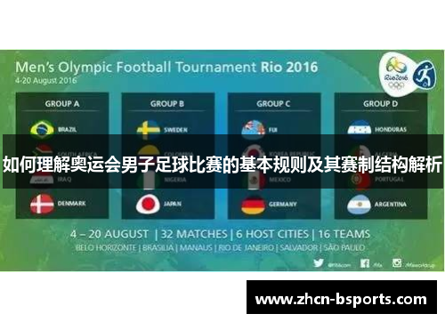 如何理解奥运会男子足球比赛的基本规则及其赛制结构解析